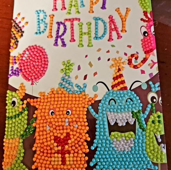SALE 🚨 Monster Happy Birthday Card Handmade - Picture 3 of 12